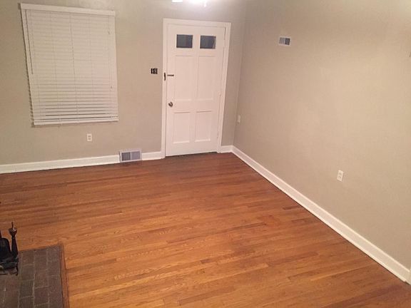 Front entrance into living room