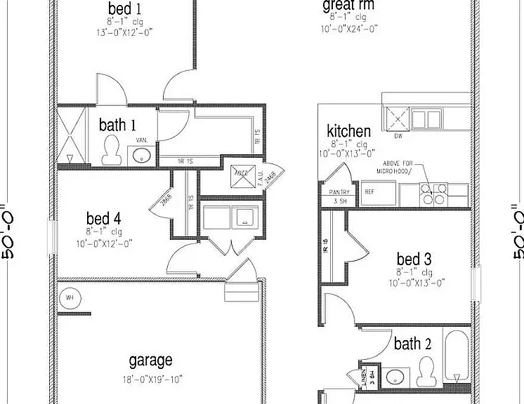 Floor Plan

DISCLAIMER (PLEASE READ):
- The door to the garage faces the main hallway, NOT the laundry area as shown in floor plan.
- The kitchen counter with sink is NOT flushed against the wall as shown in floor plan. It is actually an island.