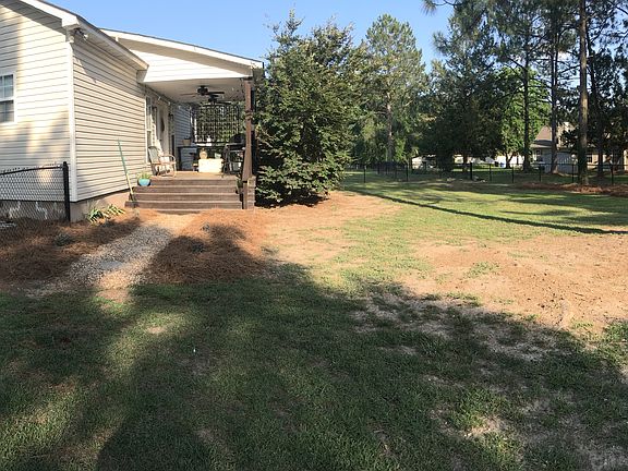 Side shot and back yard