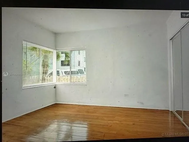 Awesome bedroom with huge closet - approx 12 ft by 4 ft with fenced in garden view
