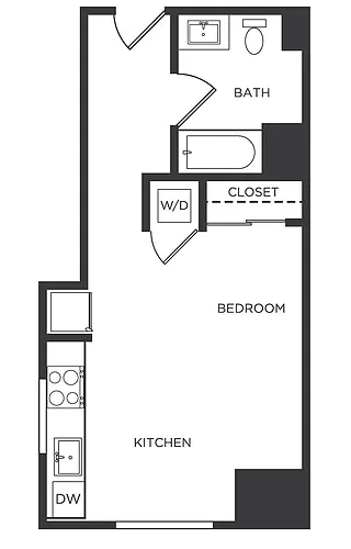 Floor plan Studio-Q