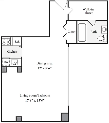 Floor plan S1-500sq-Tier10