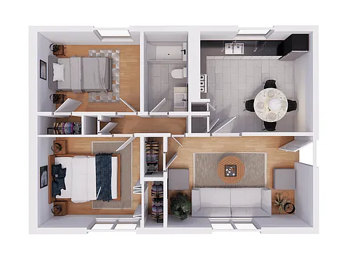Floor plan The Holly (Upgraded)