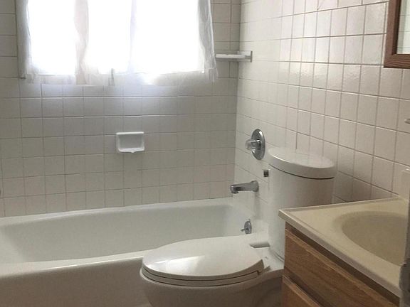 BAth with shower over the tub