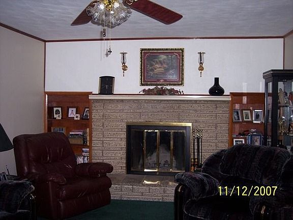 Living Room With Fireplace