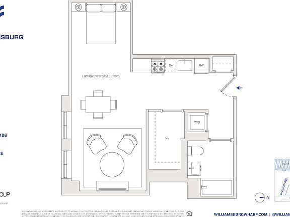 2nd image of 482 Kent Ave #406