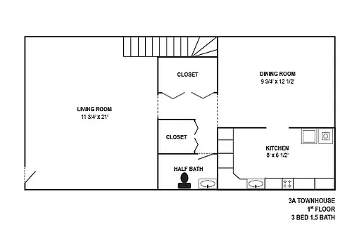 Floor plan 3A