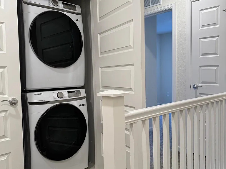 Washer & Dryer, and next is Linen Closet.