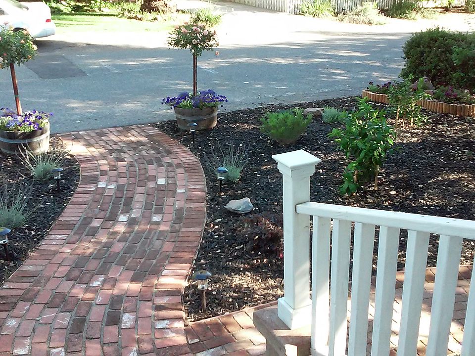Brick Walkway Entrance