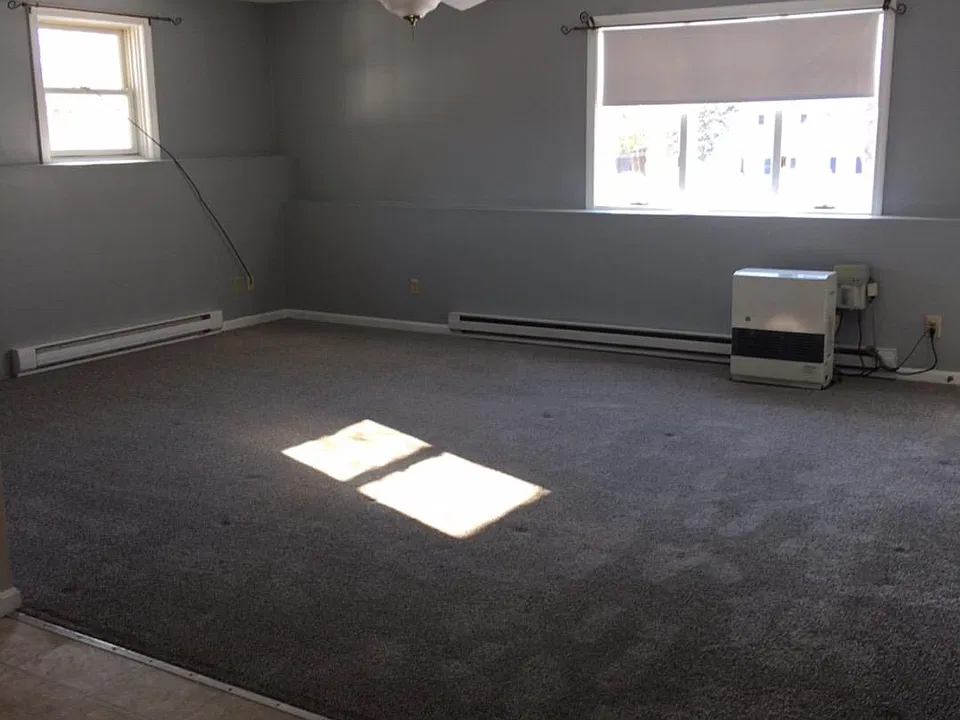 View of living room from kitchen