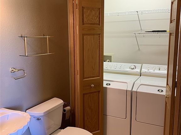 Main floor laundry and half bath