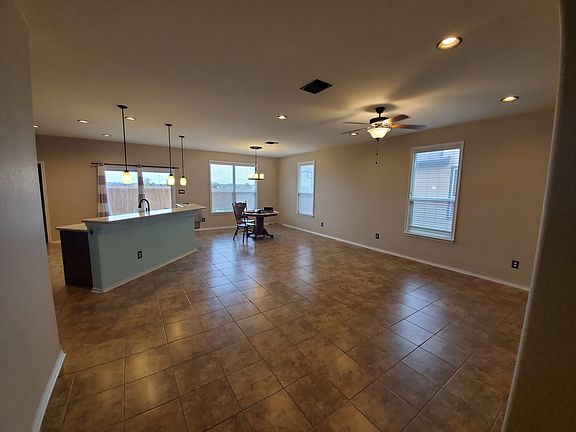 Huge open dining/living room