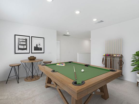 Virtually Staged Game Room