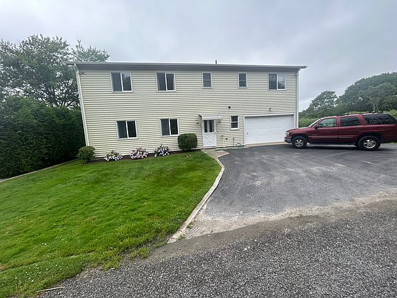 Front of house - two car garage