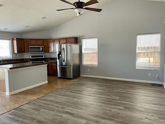 Kitchen and living room