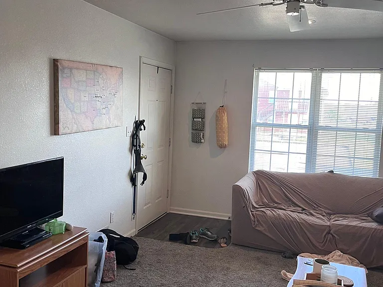 Front entry and living room