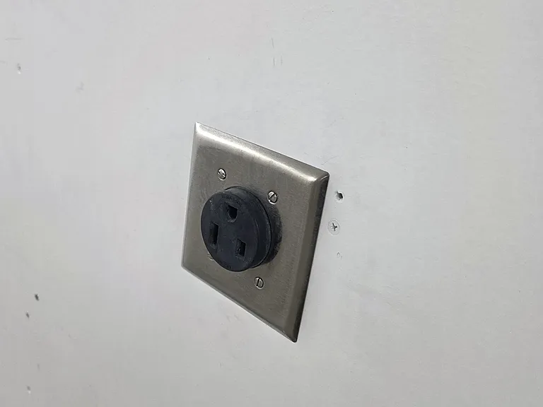 There are 2 two twenty outlets for welders or additional compressors
