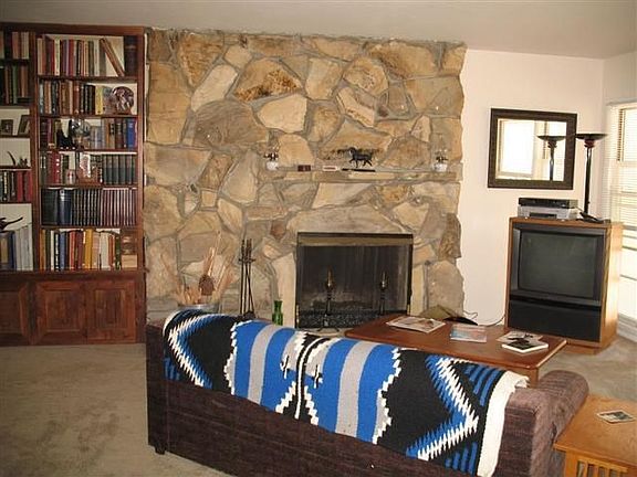 Front Rm WPV Stone Fireplace