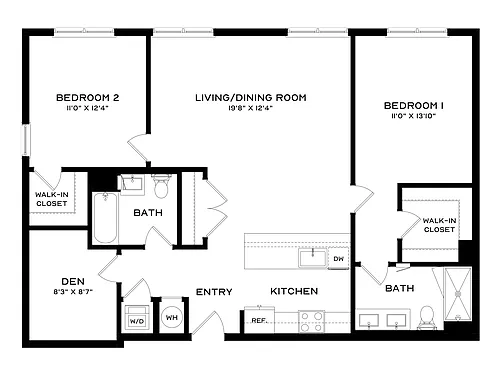 Floor plan B23-Den