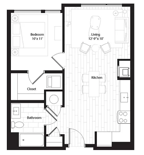 Floor plan A12