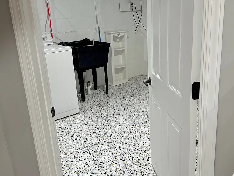 Basement utility/laundry room