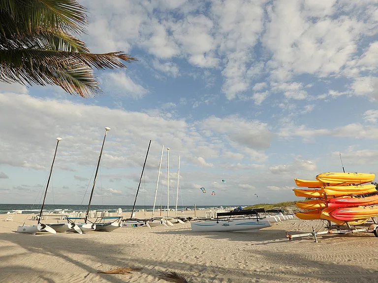 Beach activities can be enjoyed daily as a resident of Delray Beach.