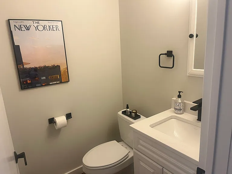 Main level half bath