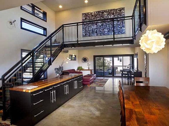 dining, living, loft