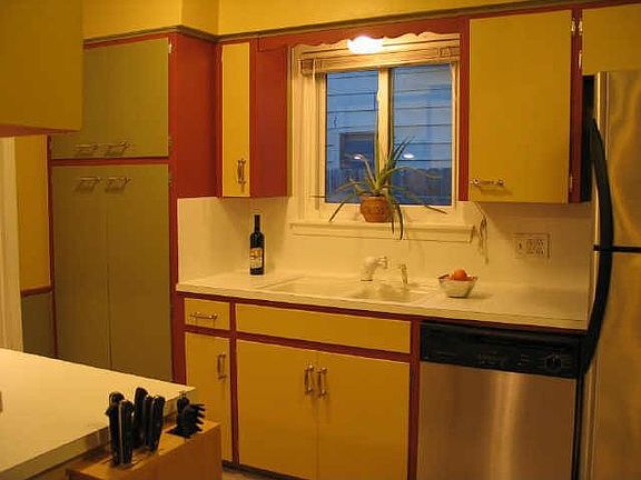 Designer Paint and Stainless Appliances