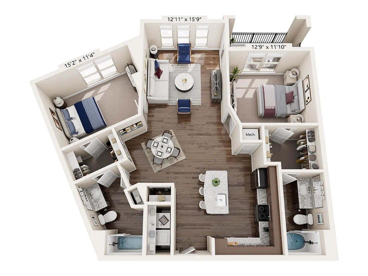 Floor plan B4