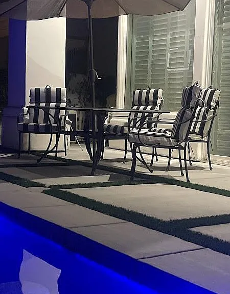 Comfortable patio, great for breakfast outside or sunset cocktails