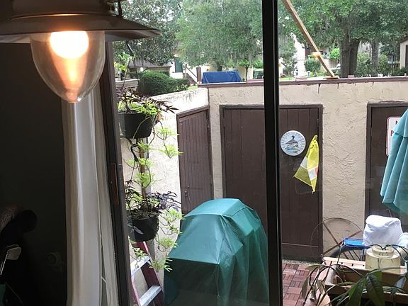 Courtyard for grilling
