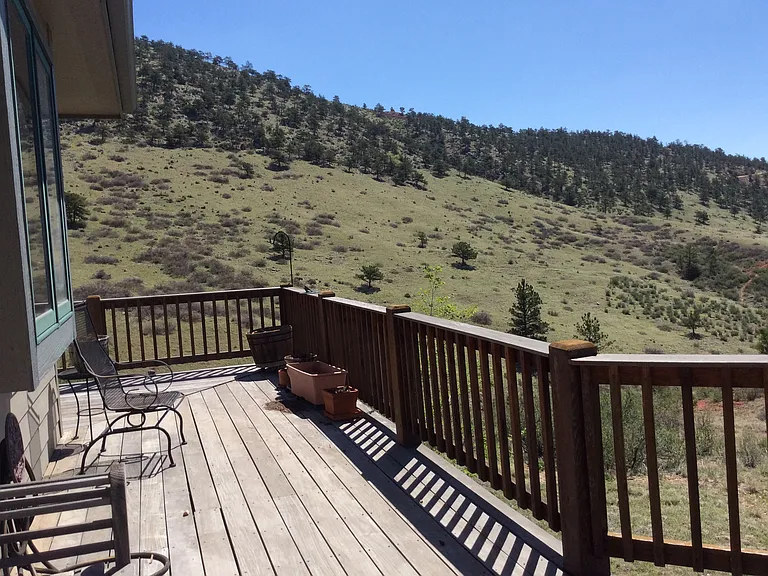Views off the south deck looking east.