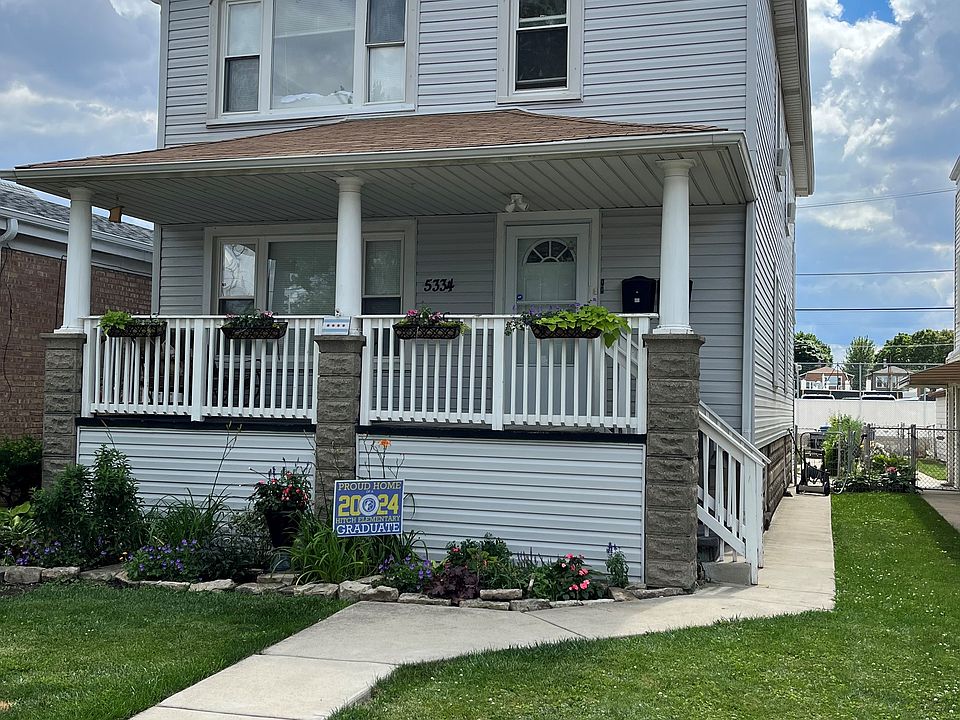 front of the house