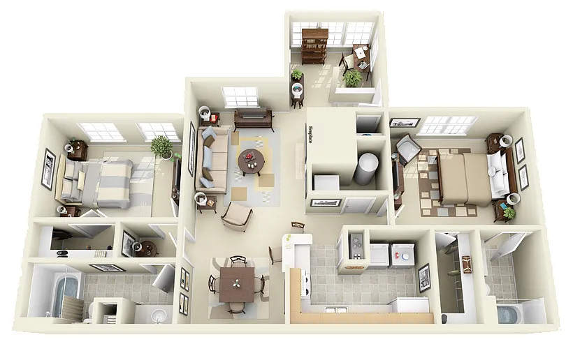 Floor plan The Montreal