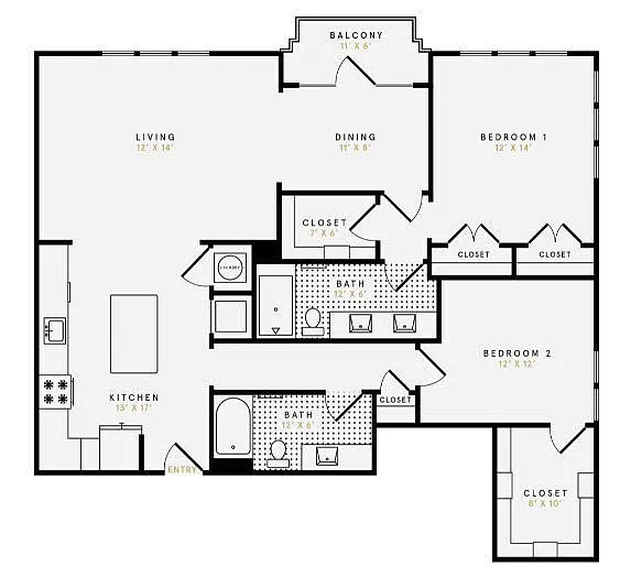 Floor plan B7PH
