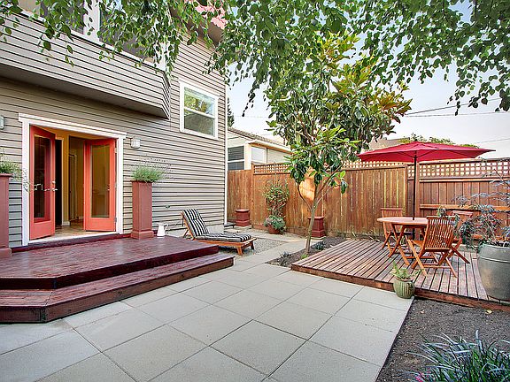 Private patio