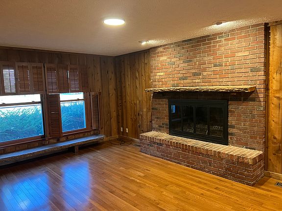 Family room fireplace.