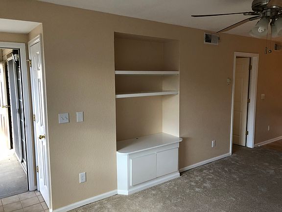 TV nook, all fresh paint