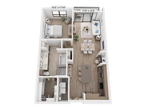 Floor plan A18