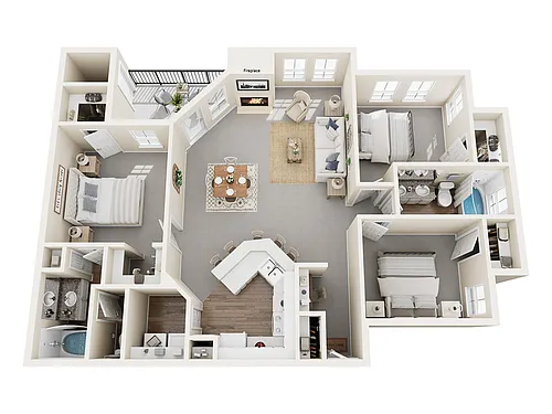Floor plan Da Vinci