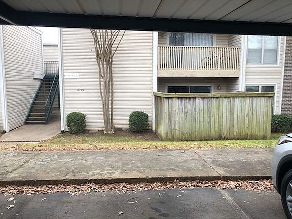 View from assigned, covered parking, facing patio
