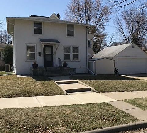 2 car garage, shed, patio in the back.