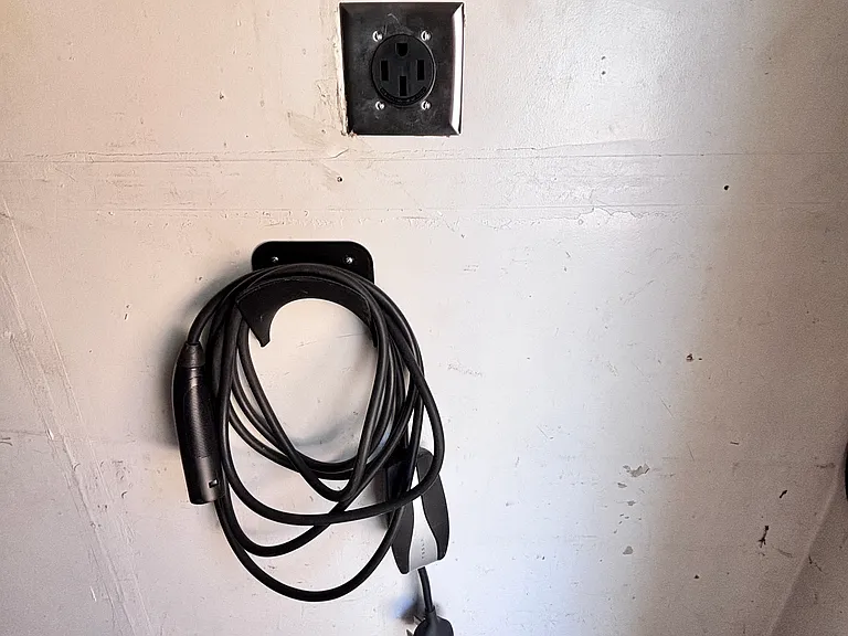 Garage EV charger station (charger not included)