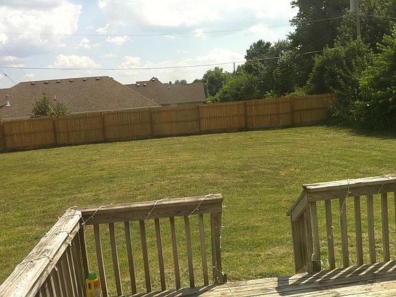 Back yard from deck