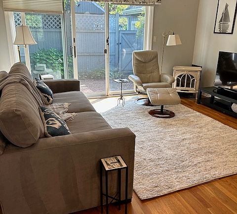 family room/sliders to paver patio