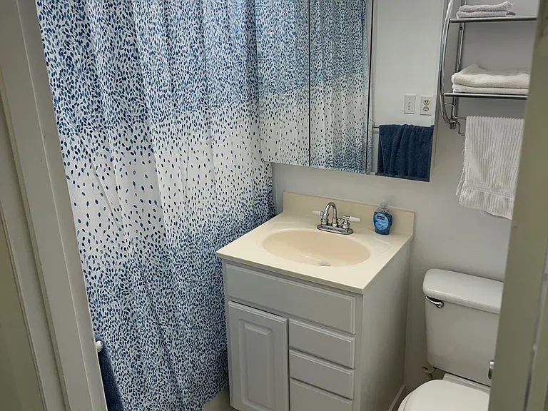 Bathroom, Full size tub.
