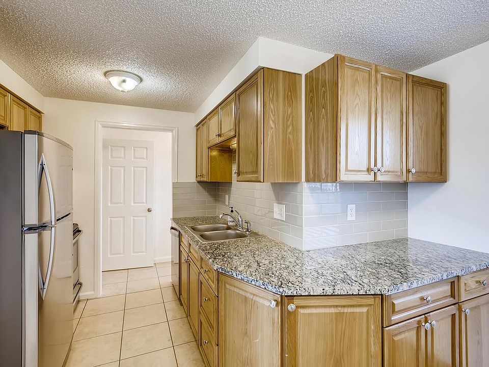 Kitchen from dining room - Tile replaced with new flooring