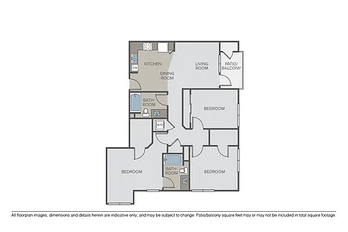 Floor plan Plan 3B
