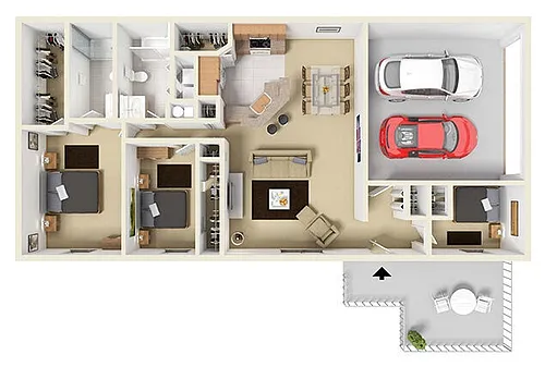 Floor plan The Vicksburg